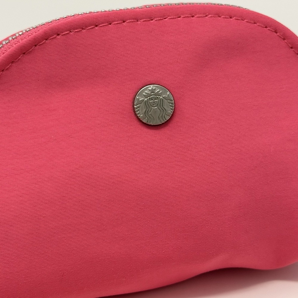 Starbucks Pouch Wristlet Keychain Pink Drink Series 2026 Strawberry Charm NWT - Picture 8 of 13